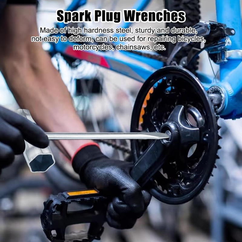 3 Stück Motorsägenschlüssel Kettensägen Schlüssel, 13x19 mm Zündkerzenschlüssel Rasenmäher, T-Förmig
