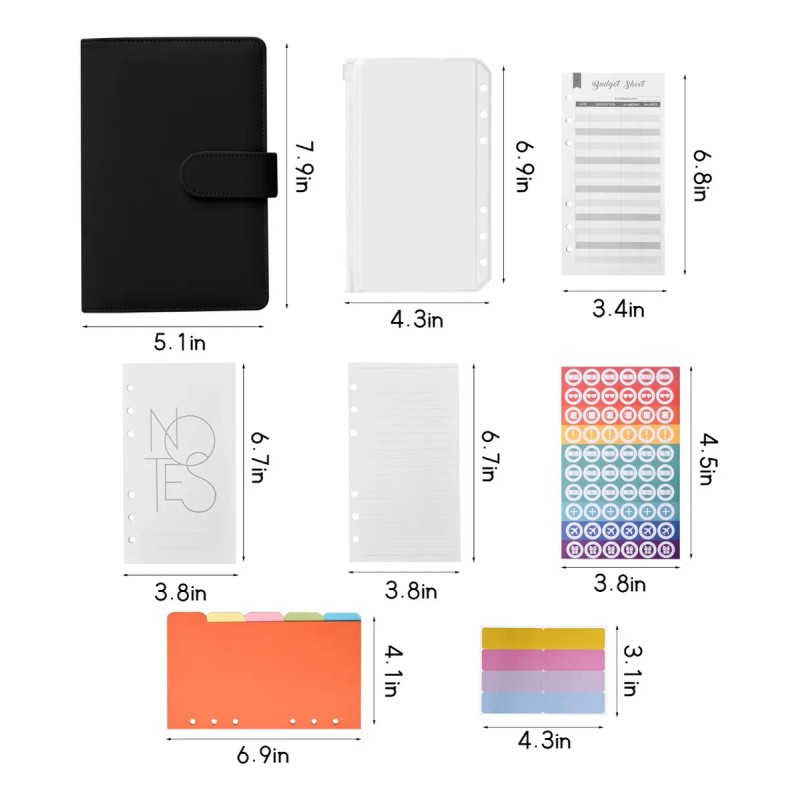 Dokpav Bolsa De Carpeta Carpeta Organigastos A6/ Planner