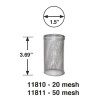 Sherwood 11810 Seawater Strainer Screen, Stainless Steel, 20 Mesh