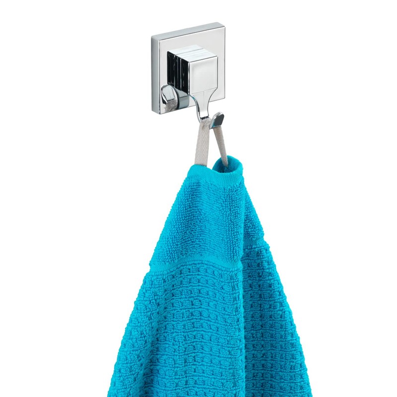 WENKO Set of 2 Towel Hooks, Coat Hooks, Acrylonitrile Butadiene