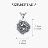 ROMANTIC WORK Zodiac Sign Necklace 925 Sterling Silver Zodiac Sign