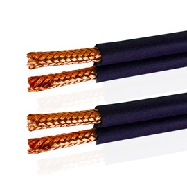 Van Damme 2 x 0.75mm Audio Twin Interconnect Speaker Cable (Total Definition Directional Hi-Fi) 268-501-000 1 Metre / 1M