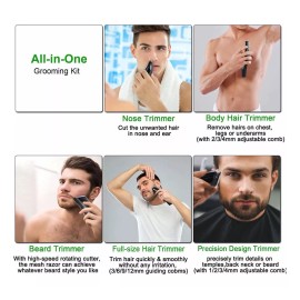 Yabife Barba Trimmer Hombres, Nose Trimmer De Pelo, Cuerpo Groomer,