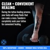 Saniderm Saniderm Tattoo Aftercare Bandage 3 Sheets (Medium Pack, 6 in x 8 in) C Convenient, Faster Tattoo Healing and Protection C Sterile, Waterproof, and Latex-Free