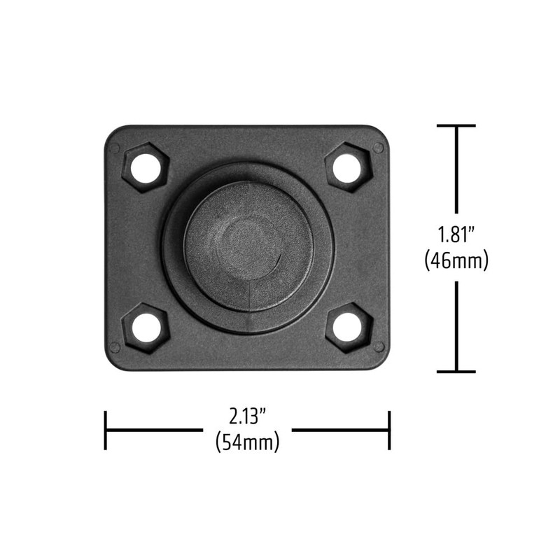 ARKON Mounts SPRM8AMPS Octagon Button Pattern to 4 Hole AMPS