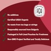 FGO Organic Red Raspberry Loose Leaf Herbal Tea, Cut and