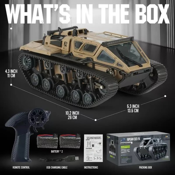 Ripsaw EV3-F4 RC Tracked Tank With Full-Proportio