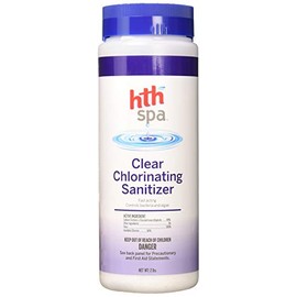 HTH Spa 86230 Clear Chlorinating Sanitizer Spa and Hot Tub Cleaner, 2 lbs
