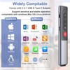MOXYOY Presentation Clickers, Clicker for Powerpoint, Wireless Rechargerable Presenter Remote,