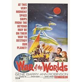 War Of The Worlds HG Wells Poster/Print/Picture Satin Photo Paper - A3-297mm x 420mm