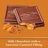 Ghirardelli Milk Chocolate Caramel Square Bars, Pack of 5-4.8 oz