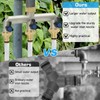 Votoko 3-Wege Wasserhahn Wasserverteiler, 3/4 Zoll Messing Wasseranschluss Verteiler, Schlauchverteiler