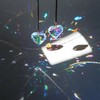 H&D HYALINE & DORA Crystal Heart Prism Sun Catcher,Glass Rainbow