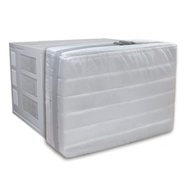 Indoor Air Conditioner Cover for Window Units, Inside Window AC Cover for Winter, fits up to 25"x 18" x 3.5"(Light Gray)