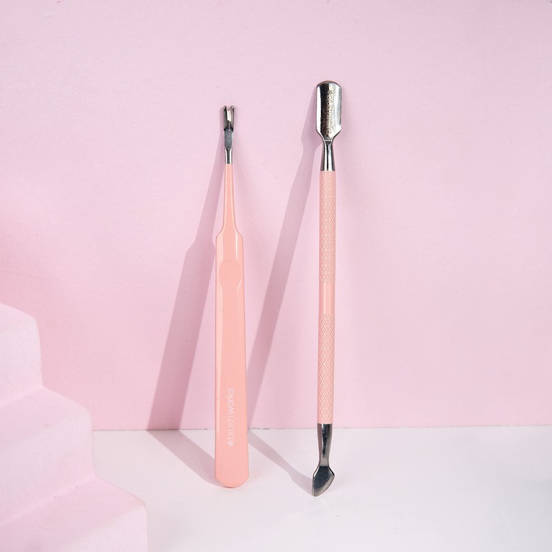 Brushworks Luxury Nail Care Set, Pink, One Size