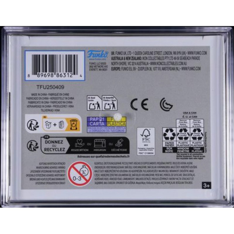 Funko Shaquille O"Neal "Lakers" Basketball 208 Funko Pop! 2000 WCF