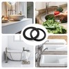 Lyeteung 2 Pieces 114 mm Washbasin O-Ring Sealing Ring for