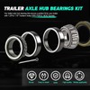 2 Sets 25580 14125A Trailer Bearing Kits, Grease Seals, Spindle