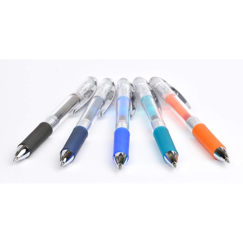 Pentel EnerGel Pure BL77TL Retractable Gel Pen - Black (Pack