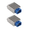 2PCs Golf Cart Voltage Regulartor 12V JF2‑81910‑01‑00 Replacement for G8