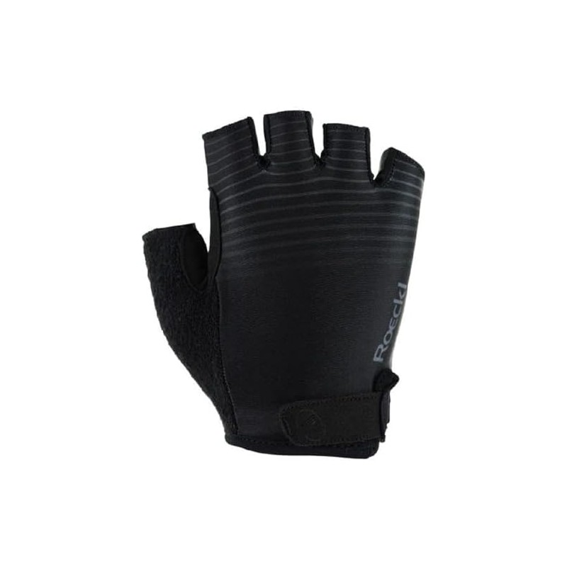 Roeckl Bernex Cycling Gloves Short Black 2023: Size: 8