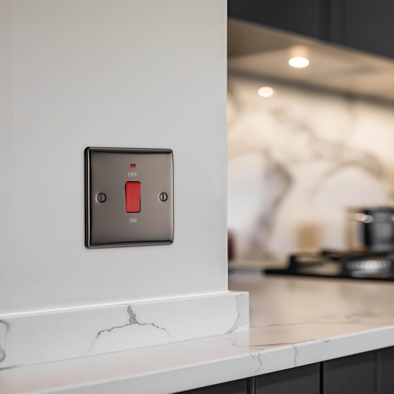 BG Electrical Cooker Control Switch Unit with LED Power Indicator,