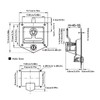 Tool Box Latch, Stainless Steel T-Handle Latches Tool Box Locks