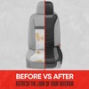 Motor Trend LuxeFit Gray Seat Covers for Cars Trucks Van