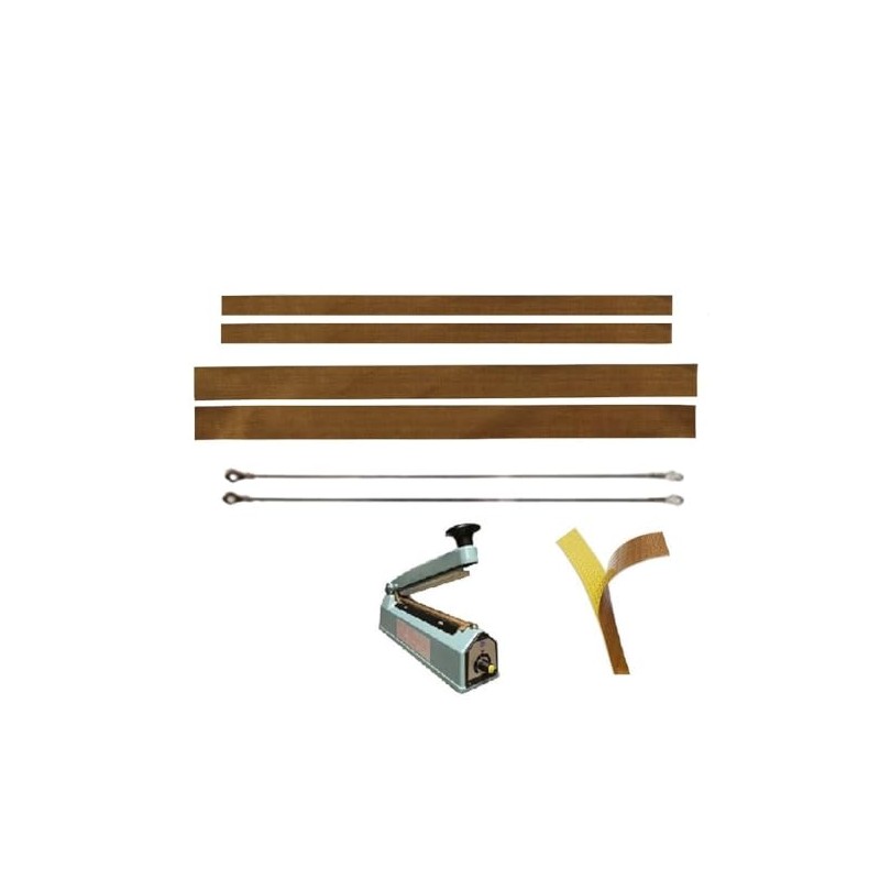 (2) Impulse sealer repair kits 12" Teflons and heat wire