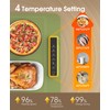 Warming Mat for Food, Rollable Electric Warming Tray, Silicone Heating