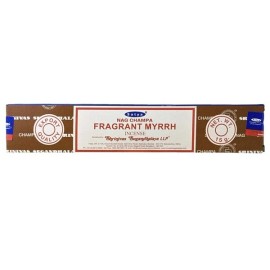 Satya Fragrant Myrrh Incense Sticks 15g/12 Sticks Each Box - 4 x 15g
