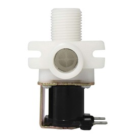 Fankerba - 1/2" AC 110V Inlet Water Solenoid Valve for Drinking Fountain,Water Heater - Right Angle, Normally Closed.