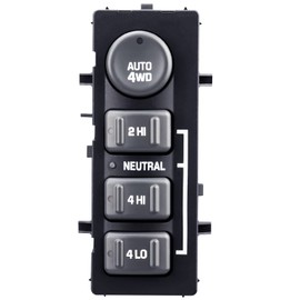 A-NAFTULY 4WD 4x4 Switch Replaces 19168767, 901062, 4 Wheel Drive Selector Switch Compatible with 99-02 Chevy Silverado 1500 2500 HD, Tahoe, Suburban, Avalanche, GMC Sierra Yukon, Transfer Case