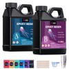LET'S RESIN Crystal Clear Epoxy Resin, 34oz Bubble Free, Low