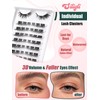 Cluster Lashes Eyelash Extensions Mixed 10-13 mm Eyelashes Cat Eye