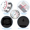 Outdoor Thermometer Hygrometer - 12'' Indoor Outdoor Thermometer Wireless, Indoor