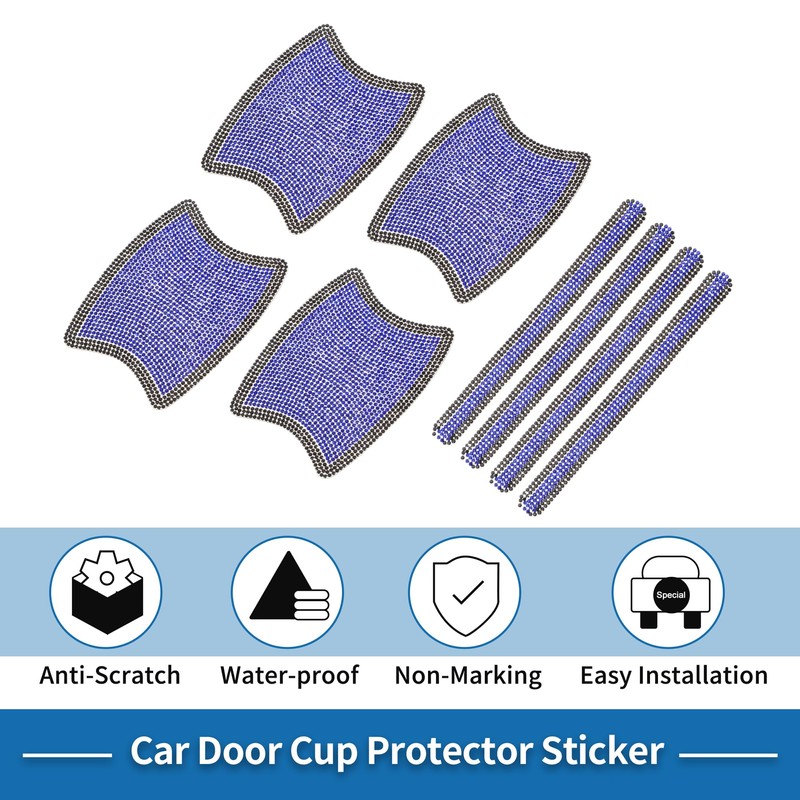 A ABSOPRO Door Handle Scratch Protector Anti-scratch 8x10cm Auto Door
