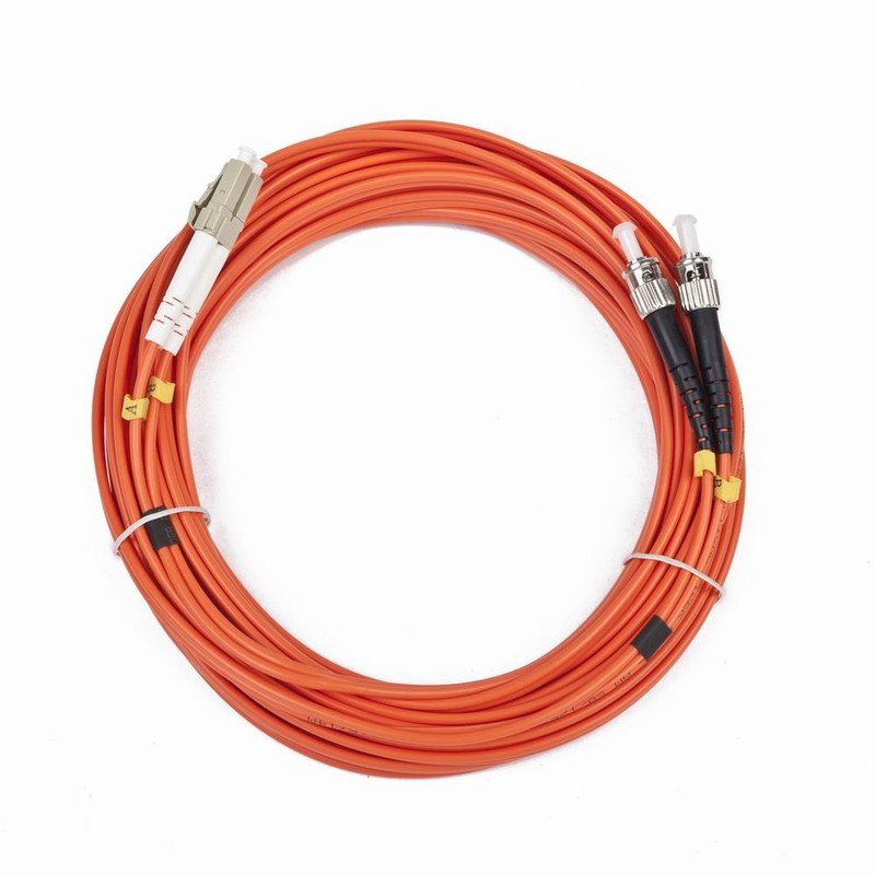 Gembird 1m LC to ST Duplex Multimode Fiber Optic Cable