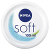 NIVEA Soft erfrischende Feuchtigkeitscreme (100 ml), leichte Creme mit Vitamin