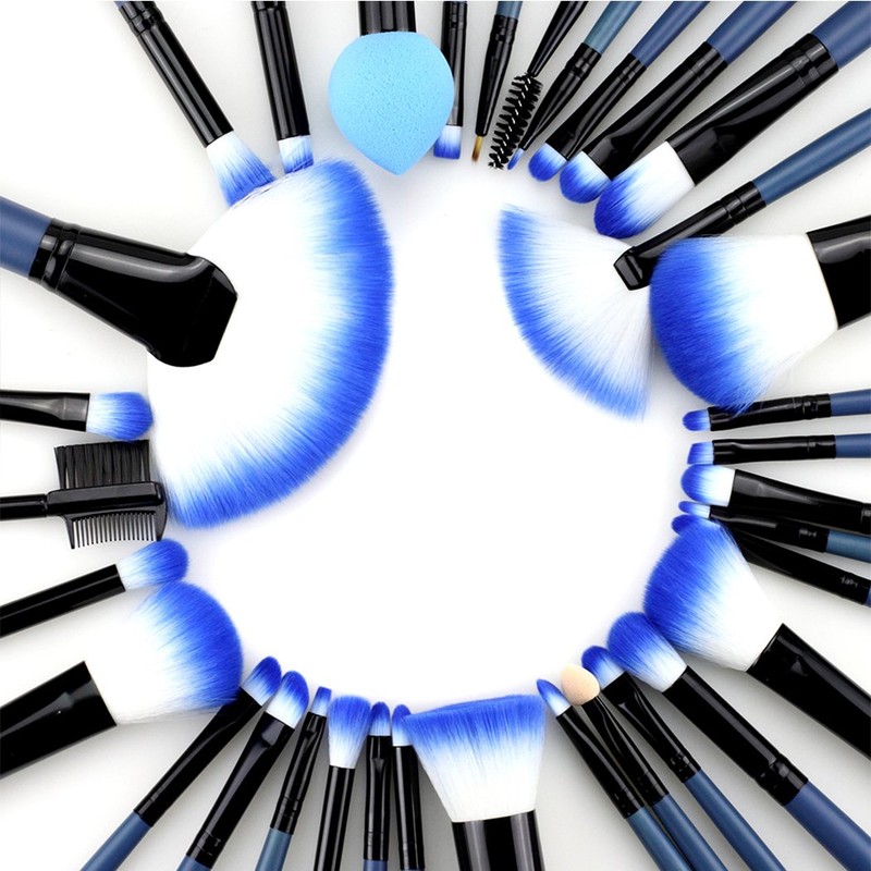 Glow Make-up Brush Set Includes Make-up Brushes And Accessories Eyeshadow