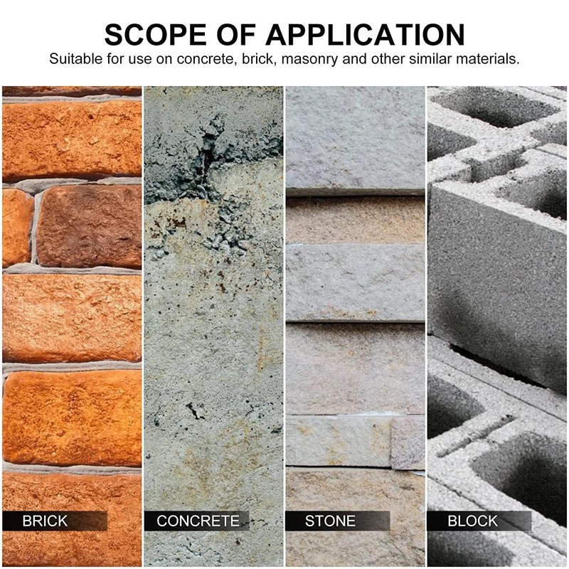 RUBRYKAZ SDS Plus Drill Bit Set, 9Pcs Hammer Drill Bit