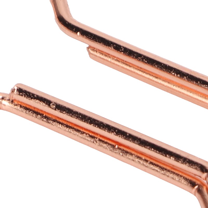 100pcs Shaped Paper Clips Electroplating Rose Gold Series Metal Portable