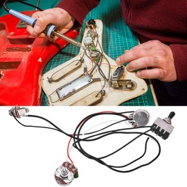 Guitar Wiring Harness, Electric Guitar Wiring Harness, Guitar Wiring Harness 3 Way, Wiring Harness 3 Way Toggle for LP Electric Guitar, Circuit Replacement Parts for Electric Guitar