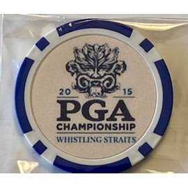 SportzCollectables.com PGA Championship - 2015 - Whistling Straits - Clay Poker Chip -Golf Ball Marker