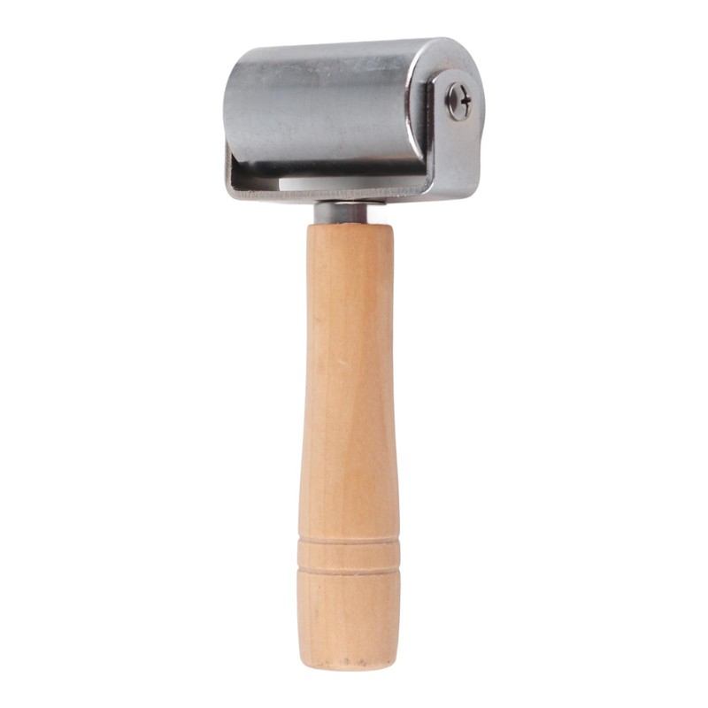 DIY Leather Handwork Smoother 35mm Leather Roller Tool Leathercraft Edge