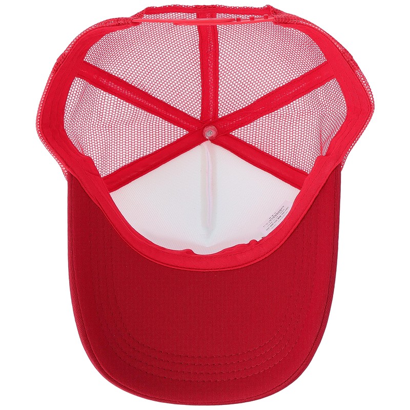 Dickies 80076200 Mesh Cap, American Casual Cap, Urethane Material, red,