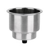 4Pcs Boat Cup Holders, Stainless Steel Blue LED Cup Holder