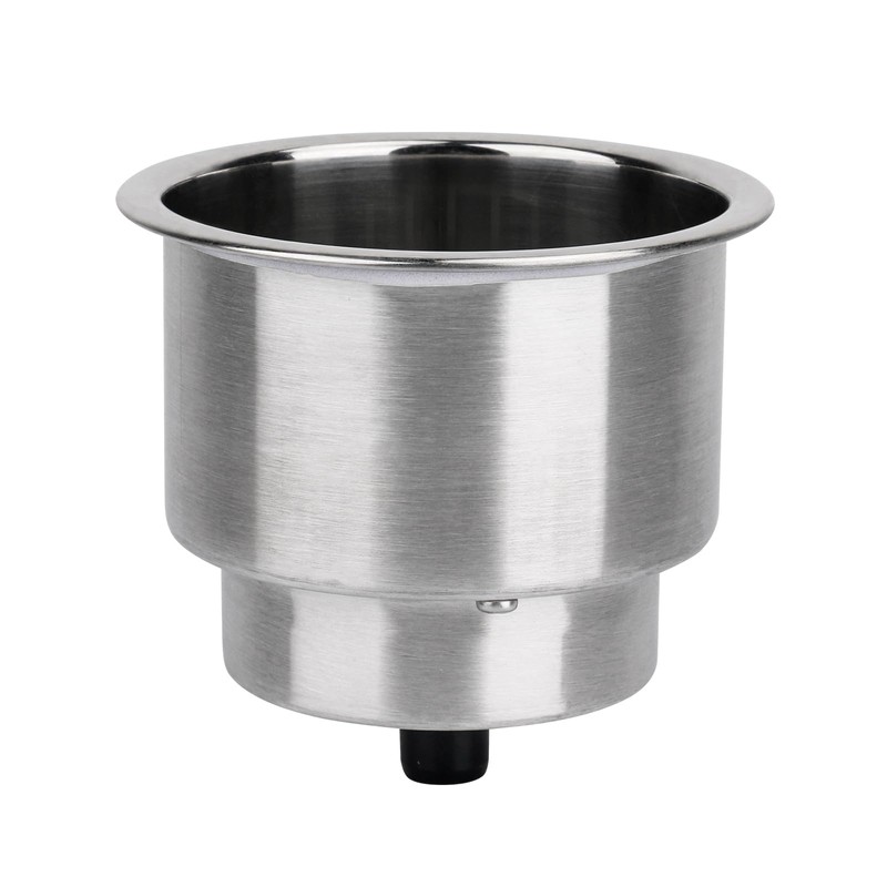 4Pcs Boat Cup Holders, Stainless Steel Blue LED Cup Holder