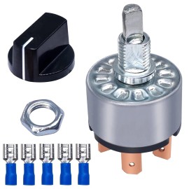 Taiss Rotary Switch 4 Position 3 Speed Fan 12A 250V/16A 125V Metal...