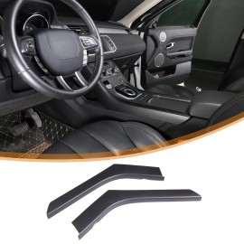 BEBECAR Fit For Range Rover Evoque 2012-18 Interior Console Side Matte Black Trim Frame